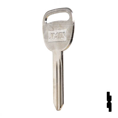 Uncut Key Blank | B102, P1113 | GM Automotive Key JMA USA