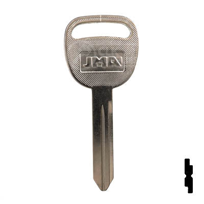 Uncut Key Blank | B102, P1113 | GM Automotive Key JMA USA