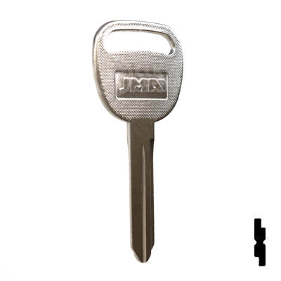 Uncut Key Blank | B102, P1113 | GM Automotive Key JMA USA