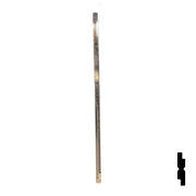 Uncut Key Blank | B102, P1113 | GM Automotive Key JMA USA