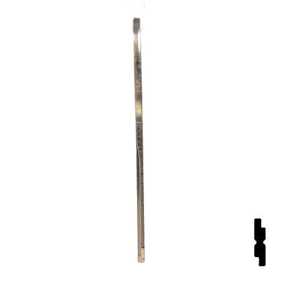 Uncut Key Blank | B102, P1113 | GM Automotive Key JMA USA