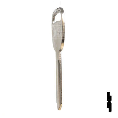 Uncut Key Blank | B102, P1113 | GM Automotive Key JMA USA