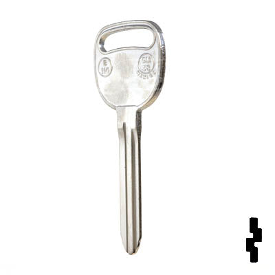 Uncut Key Blank | B110, P1114 | GM Key Blank Automotive Key JMA USA