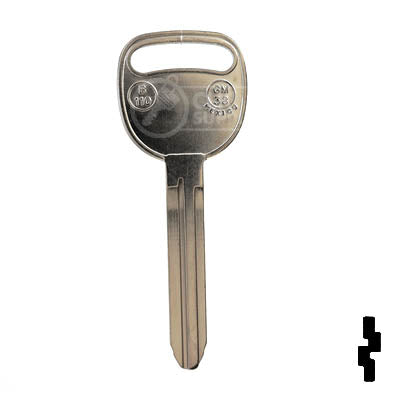 Uncut Key Blank | B110, P1114 | GM Key Blank Automotive Key JMA USA