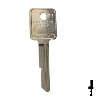 Uncut Key Blank | B15 | GM Key Automotive Key Ilco