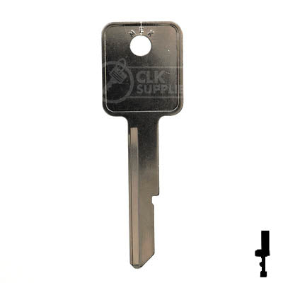 Uncut Key Blank | B15 | GM Key Automotive Key Ilco