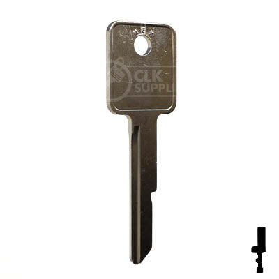 Uncut Key Blank | B15 | GM Key Automotive Key Ilco