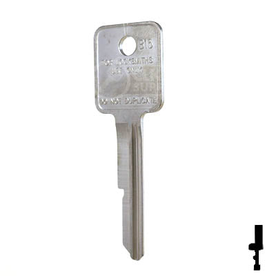 Uncut Key Blank | B15 | GM Key Automotive Key Ilco