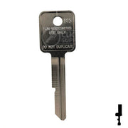 Uncut Key Blank | B15 | GM Key Automotive Key Ilco