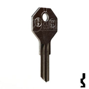 Uncut Key Blank | B2, H1098M | GM Key Automotive Key JMA USA