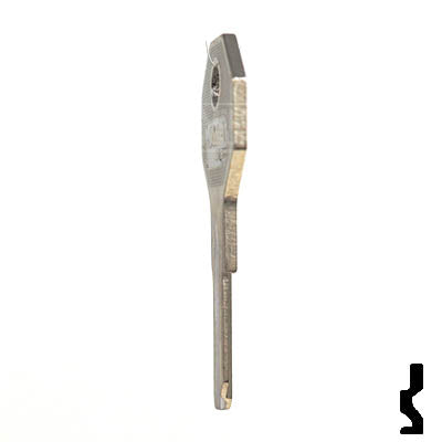 Uncut Key Blank | B2, H1098M | GM Key Automotive Key JMA USA