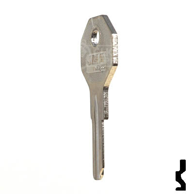 Uncut Key Blank | B2, H1098M | GM Key Automotive Key JMA USA