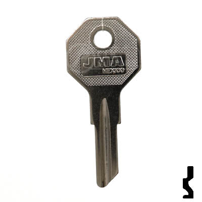 Uncut Key Blank | B2, H1098M | GM Key Automotive Key JMA USA