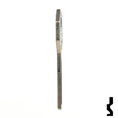 Uncut Key Blank | B2, H1098M | GM Key Automotive Key JMA USA