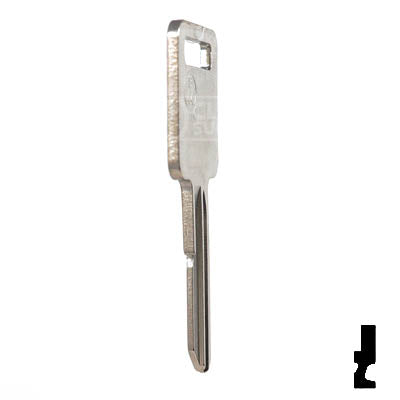 Uncut Key Blank | B44 "E", P1098E | GM Key Automotive Key JMA USA