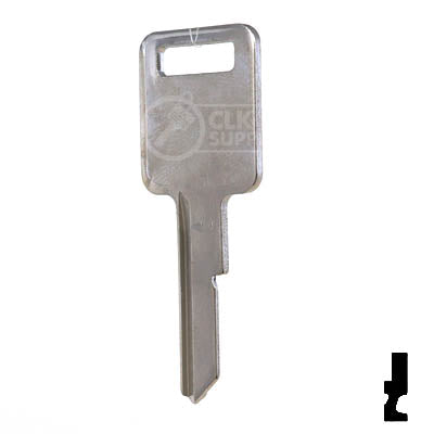 Uncut Key Blank | B44 "E", P1098E | GM Key Automotive Key JMA USA