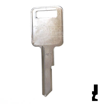 Uncut Key Blank | B44 "E", P1098E | GM Key Automotive Key JMA USA