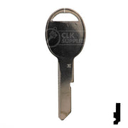 Uncut Key Blank | B45 "H", S1098H | GM Automotive Key JMA USA
