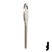 Uncut Key Blank | B45 "H", S1098H | GM Automotive Key JMA USA