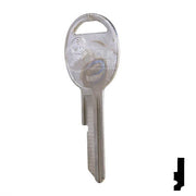 Uncut Key Blank | B45 "H", S1098H | GM Automotive Key JMA USA