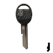 Uncut Key Blank | B45 "H", S1098H | GM Automotive Key JMA USA
