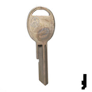 Uncut Key Blank | B45 "H", S1098H | GM Automotive Key JMA USA