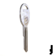 Uncut Key Blank | B45 "H", S1098H | GM Automotive Key JMA USA