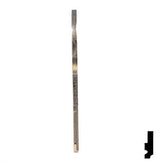 Uncut Key Blank | B45 "H", S1098H | GM Automotive Key JMA USA