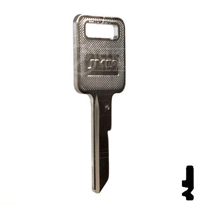 Uncut Key Blank | B46 "J", P1098J | GM Key Automotive Key JMA USA