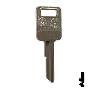 Uncut Key Blank | B46 "J", P1098J | GM Key Automotive Key JMA USA