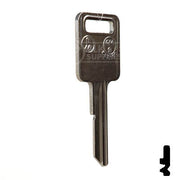 Uncut Key Blank | B46 "J", P1098J | GM Key Automotive Key JMA USA