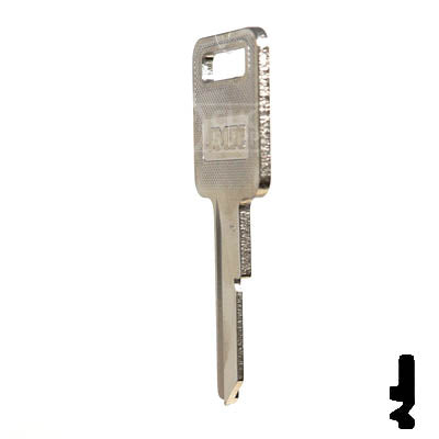 Uncut Key Blank | B46 "J", P1098J | GM Key Automotive Key JMA USA
