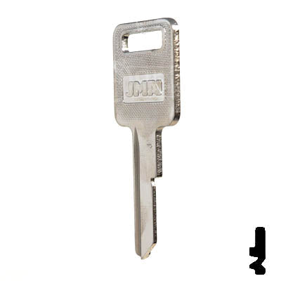 Uncut Key Blank | B46 "J", P1098J | GM Key Automotive Key JMA USA