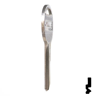 Uncut Key Blank | B47 "K", S1098K | GM Key Automotive Key JMA USA