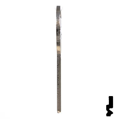 Uncut Key Blank | B47 "K", S1098K | GM Key Automotive Key JMA USA