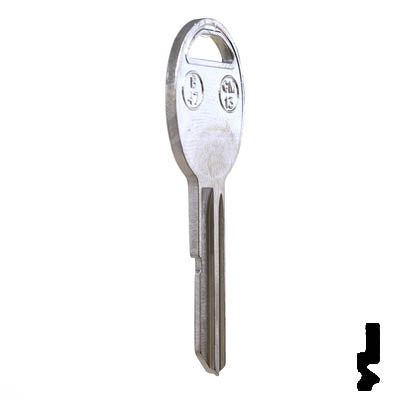 Uncut Key Blank | B47 "K", S1098K | GM Key Automotive Key JMA USA