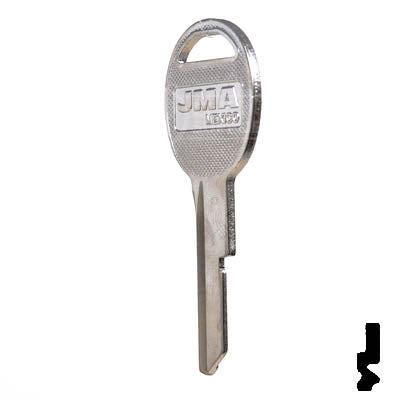 Uncut Key Blank | B47 "K", S1098K | GM Key Automotive Key JMA USA