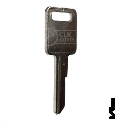 Uncut Key Blank | B48 "A", P1098A | GM Key Automotive Key JMA USA