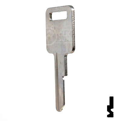 Uncut Key Blank | B48 "A", P1098A | GM Key Automotive Key JMA USA