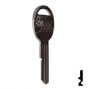 Uncut Key Blank | B49 "B", S1098B | GM Key Automotive Key JMA USA