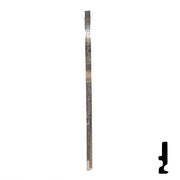 Uncut Key Blank | B49 "B", S1098B | GM Key Automotive Key JMA USA