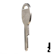 Uncut Key Blank | B49 "B", S1098B | GM Key Automotive Key JMA USA