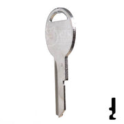 Uncut Key Blank | B49 "B", S1098B | GM Key Automotive Key JMA USA