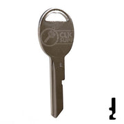 Uncut Key Blank | B49 "B", S1098B | GM Key Automotive Key JMA USA