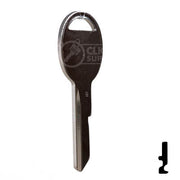Uncut Key Blank | B49 "B", S1098B | GM Key Automotive Key JMA USA