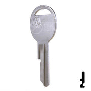 Uncut Key Blank | B49 "B", S1098B | GM Key Automotive Key JMA USA