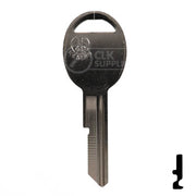 Uncut Key Blank | B49 "B", S1098B | GM Key Automotive Key JMA USA