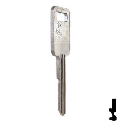 Uncut Key Blank | B50 "C", P1098C | GM Key Automotive Key JMA USA
