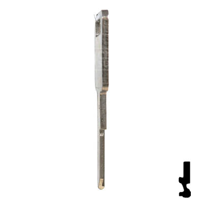 Uncut Key Blank | B50 "C", P1098C | GM Key Automotive Key JMA USA