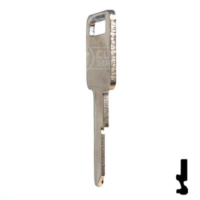Uncut Key Blank | B50 "C", P1098C | GM Key Automotive Key JMA USA